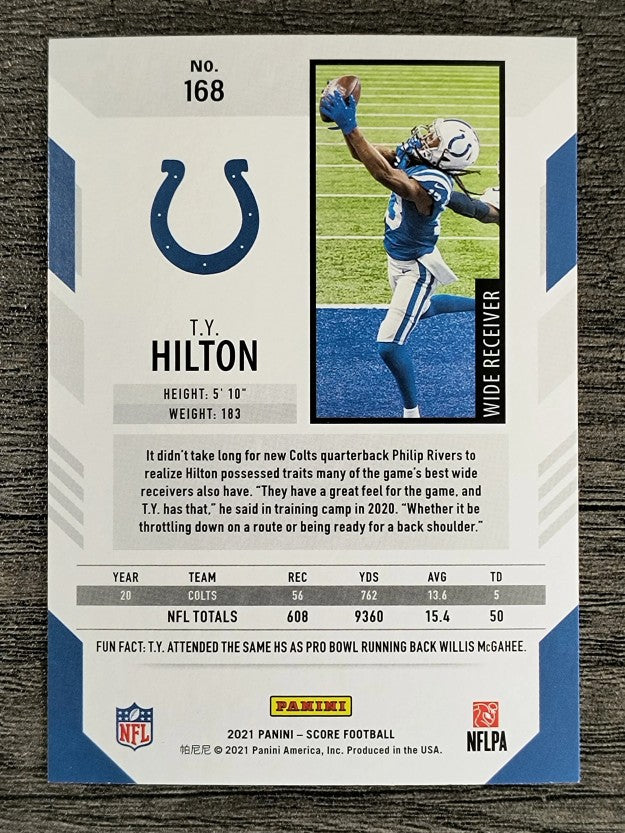 2021 Score #168 T.Y. Hilton