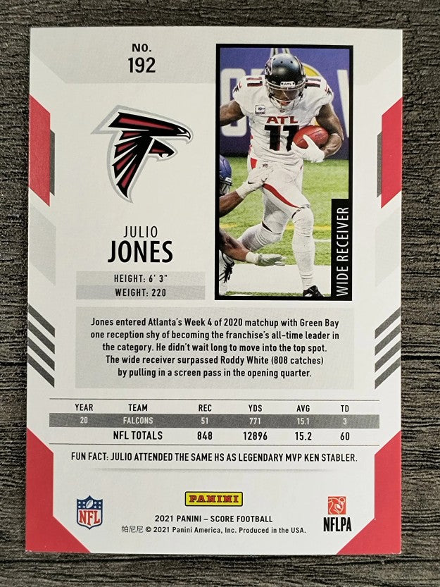 2021 Score #192 Julio Jones