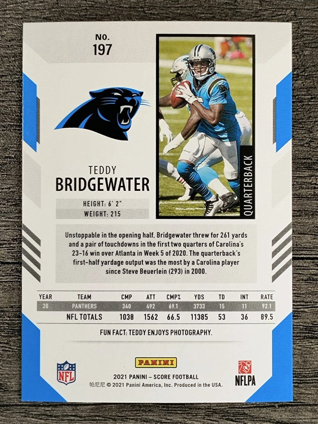 2021 Score #197 Teddy Bridgewater