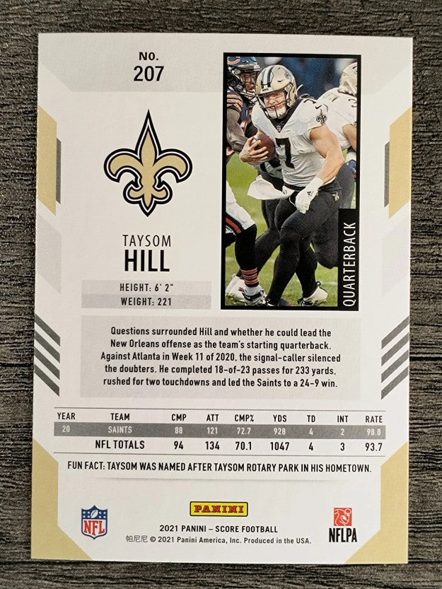 2021 Score #207 Taysom Hill