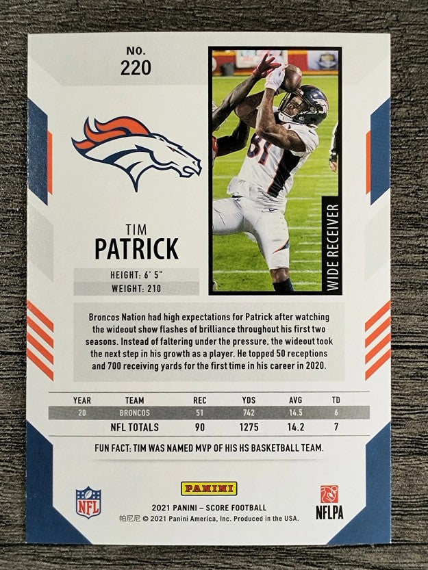 2021 Score #220 Tim Patrick