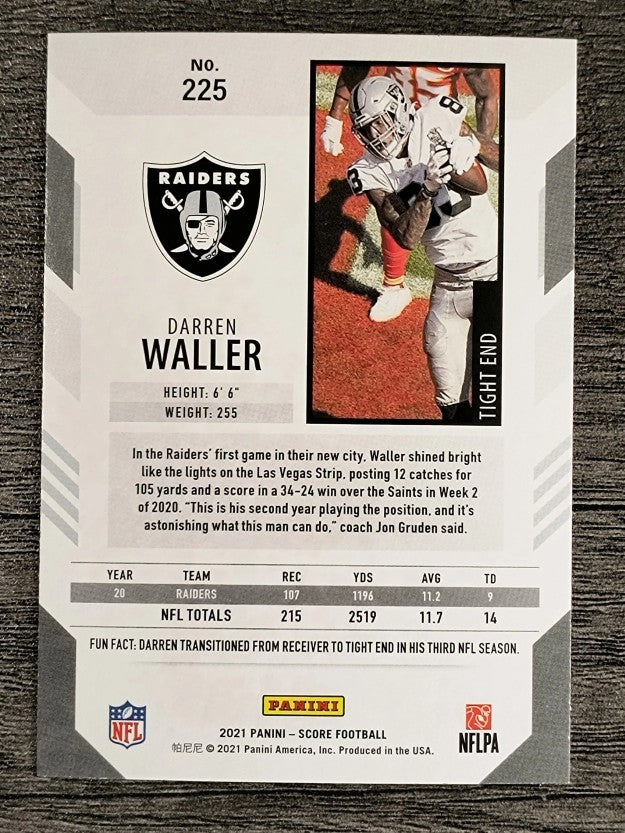 2021 Score #225 Darren Waller
