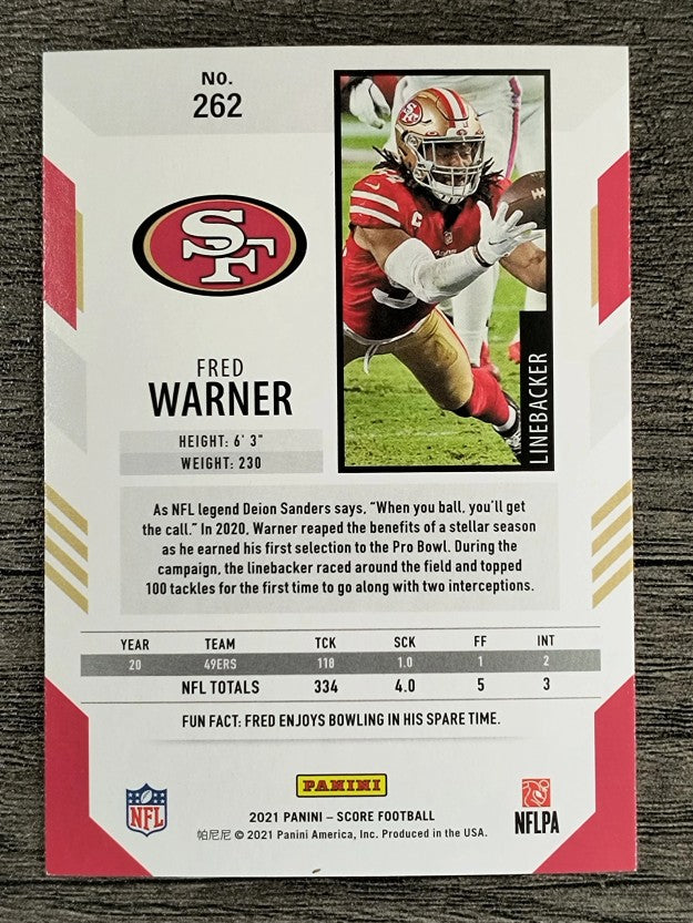 2021 Score #262 Fred Warner