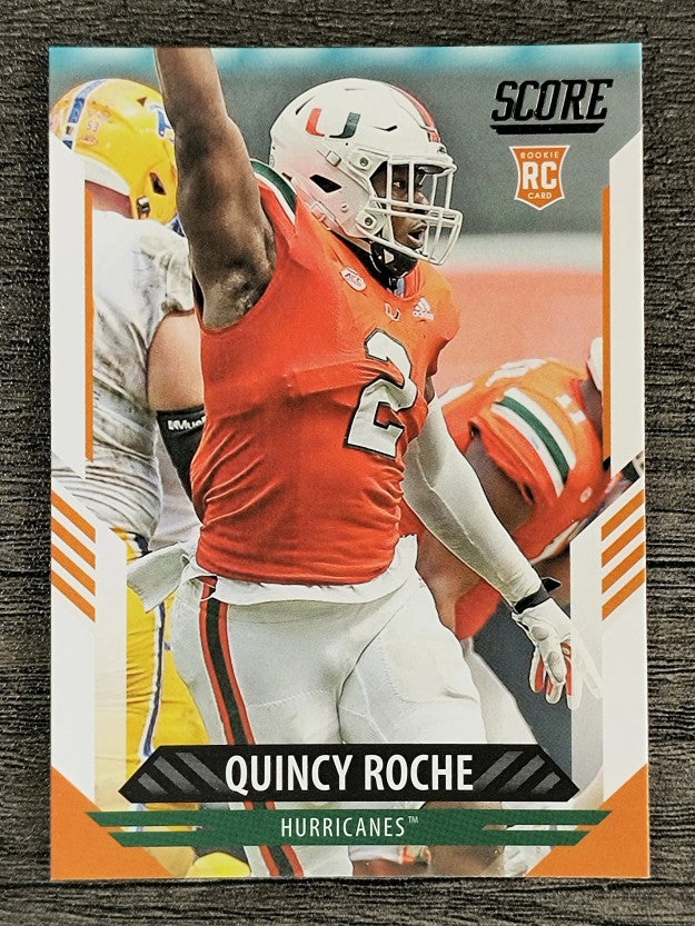 2021 Score #357 Quincy Roche RC