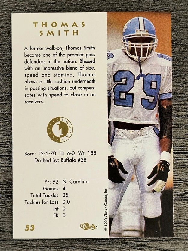 1993-94 Images Four Sport #53 Thomas Smith