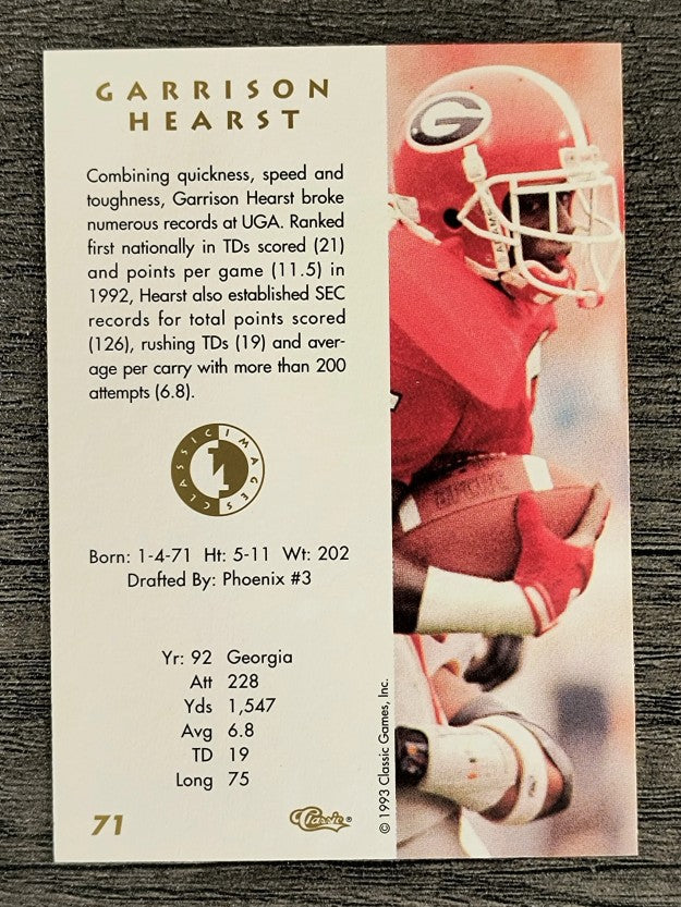 1993-94 Images Four Sport #71 Garrison Hearst