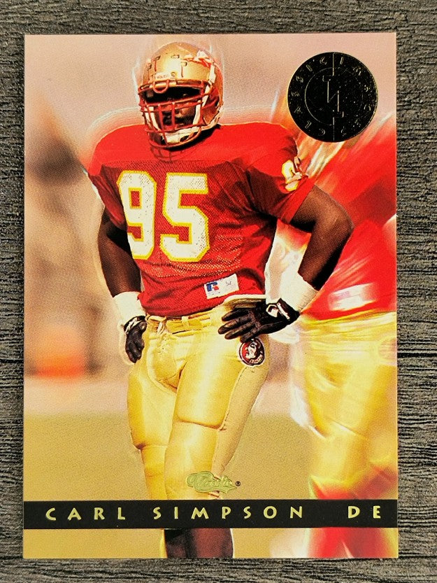 1993-94 Images Four Sport #91 Carl Simpson