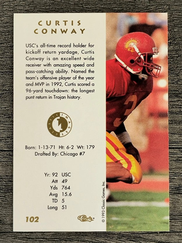 1993-94 Images Four Sport #102 Curtis Conway