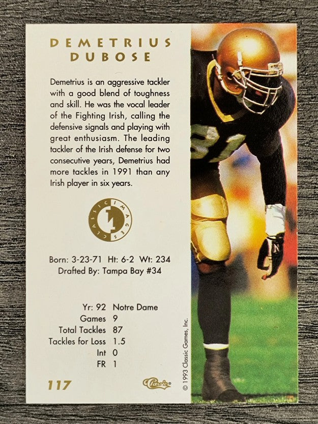 1993-94 Images Four Sport #117 Demetrius DuBose
