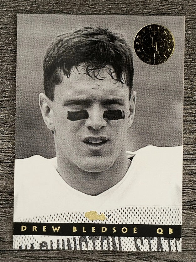 1993-94 Images Four Sport #129 Drew Bledsoe B/W