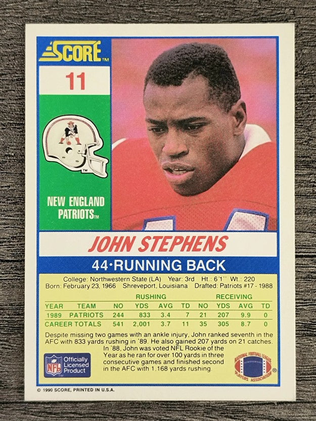 1990 Score #11 John Stephens