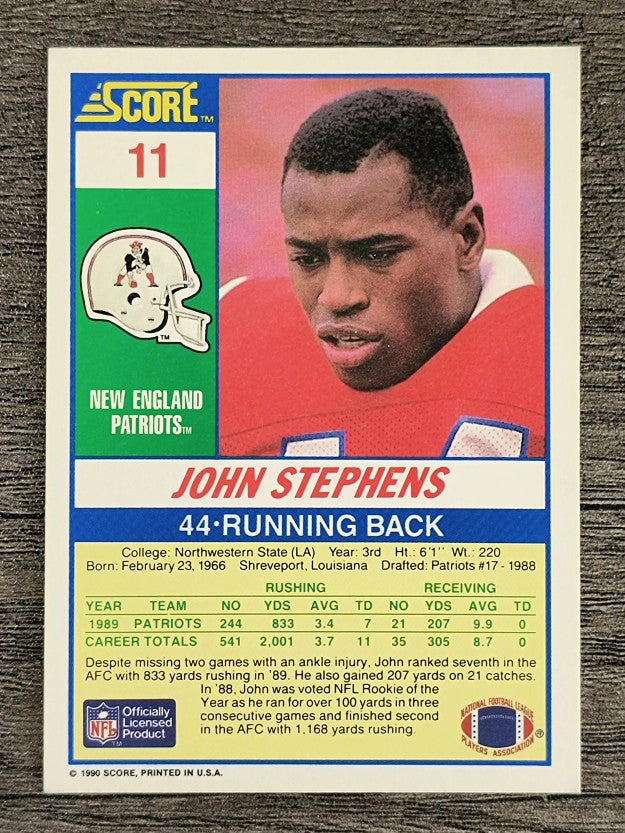 1990 Score #11 John Stephens