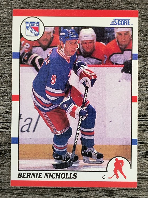 1990-91 Score #9 Bernie Nicholls