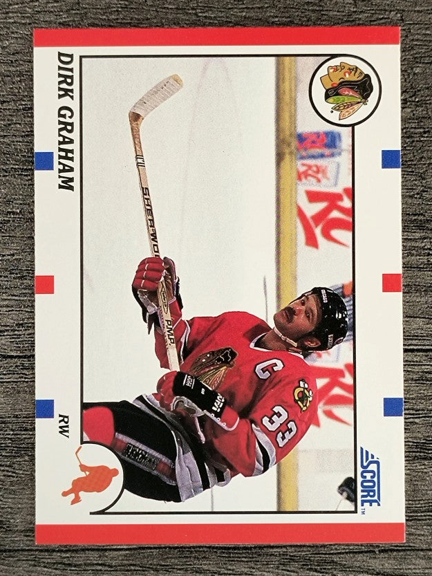 1990-91 Score #17 Dirk Graham