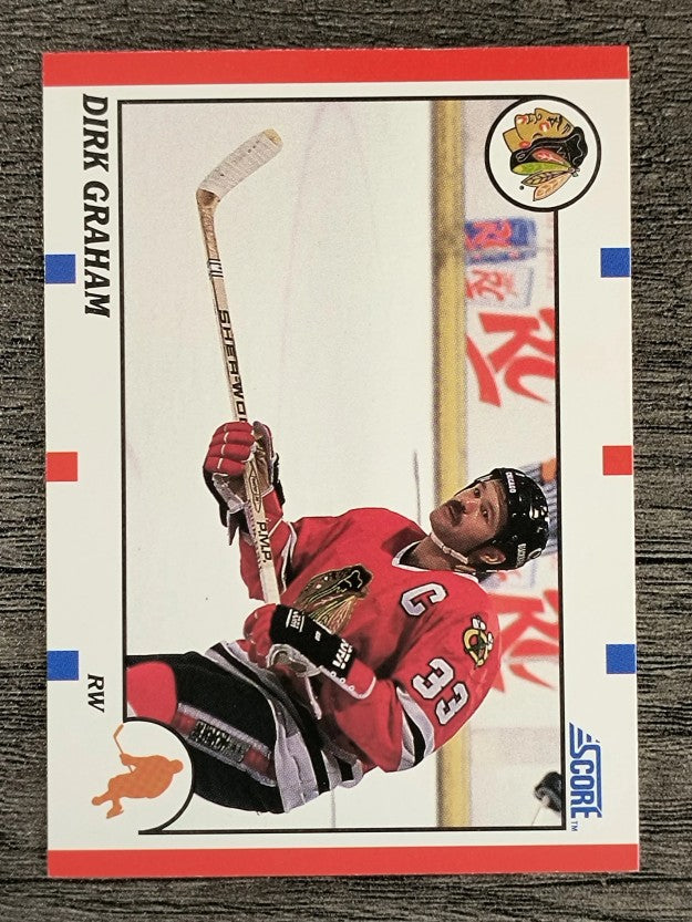 1990-91 Score #17 Dirk Graham