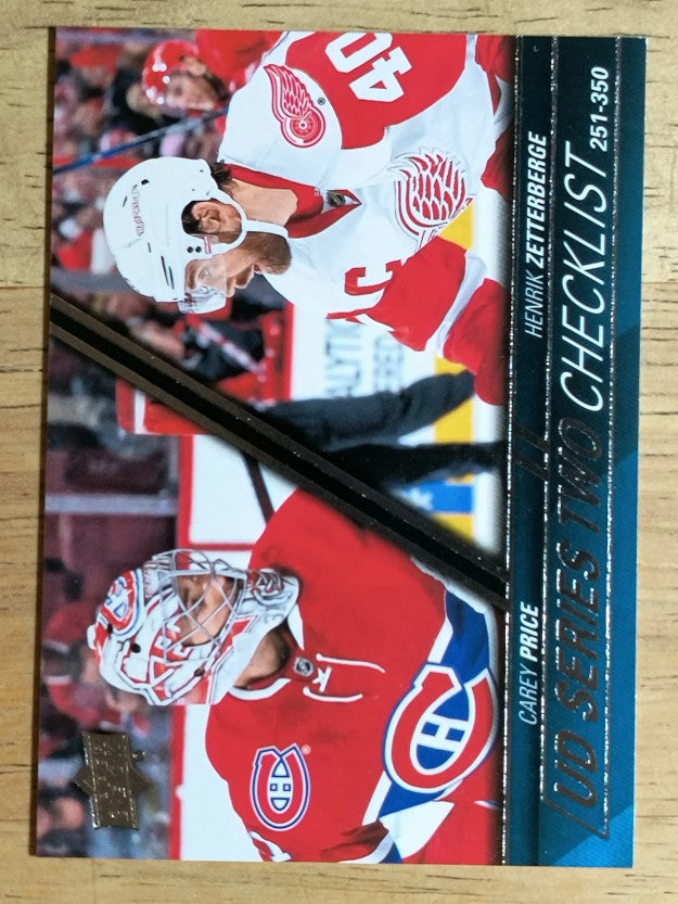 2015-16 Upper Deck #449 Carey Price/Henrik Zetterberg CL