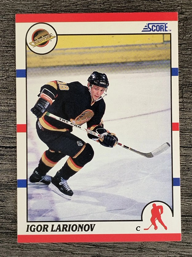 1990-91 Score #123 Igor Larionov RC