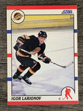 1990-91 Score #123 Igor Larionov RC