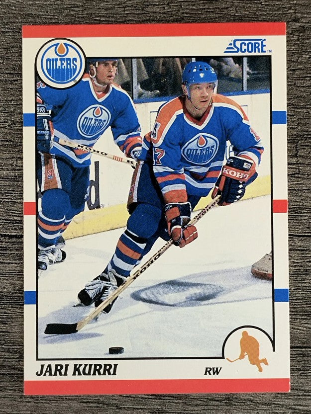 1990-91 Score #158 Jari Kurri