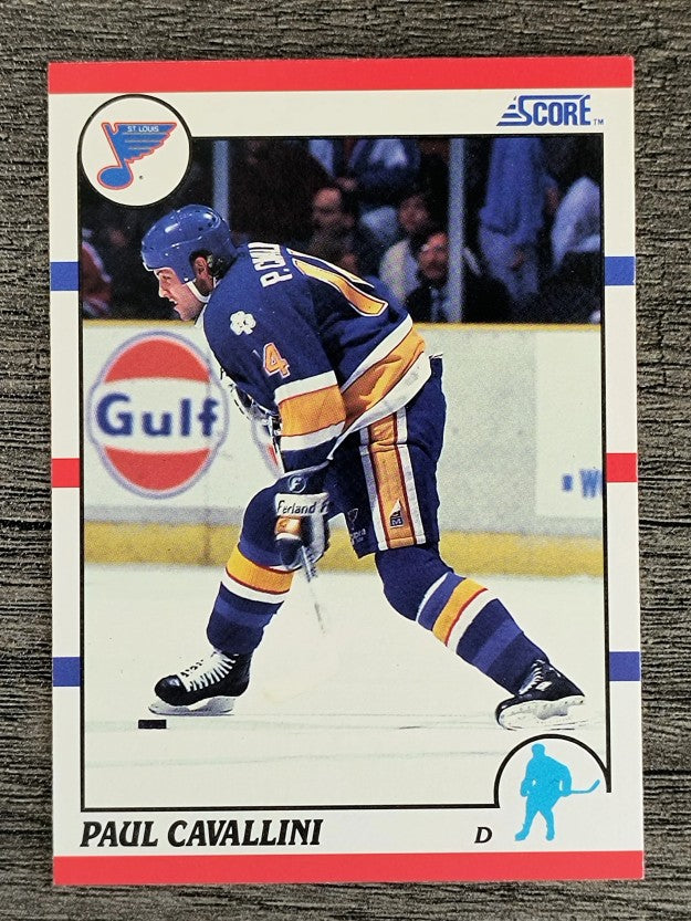 1990-91 Score #185 Paul Cavallini