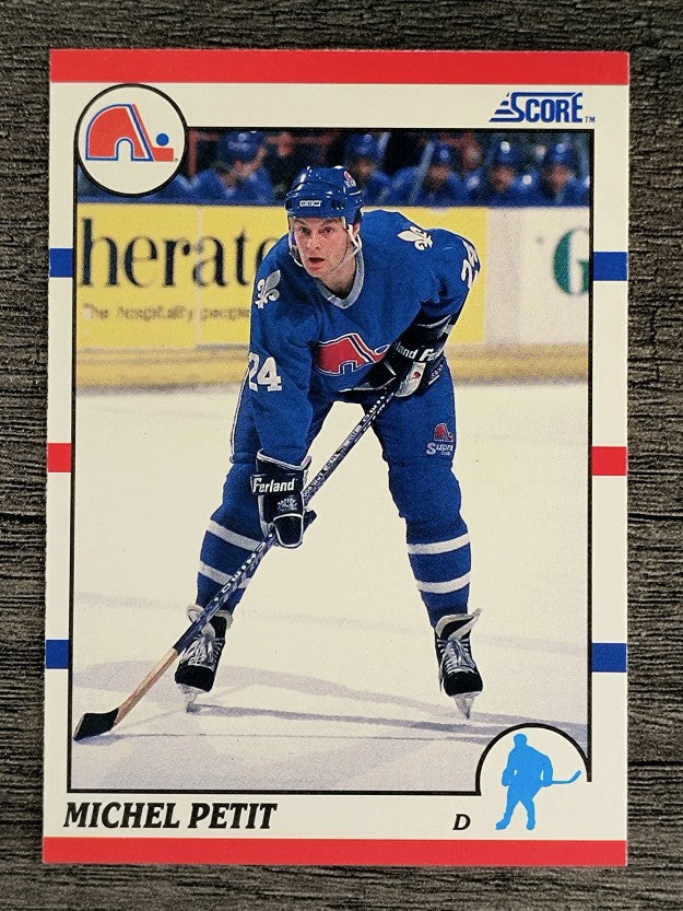 1990-91 Score #187 Michel Petit