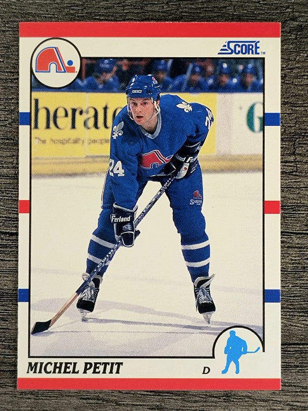 1990-91 Score #187 Michel Petit