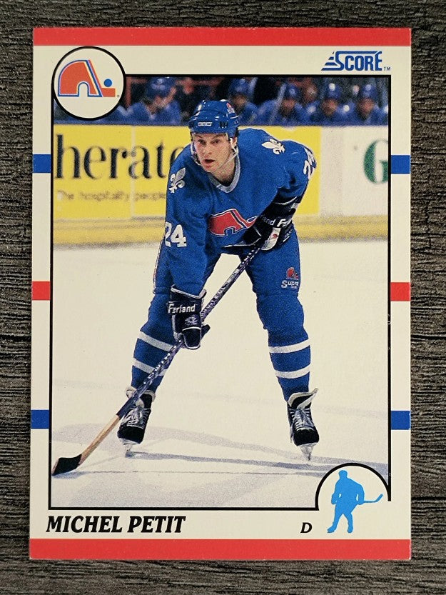1990-91 Score #187 Michel Petit