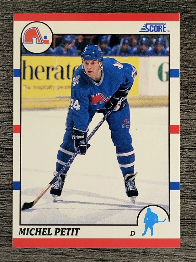 1990-91 Score #187 Michel Petit