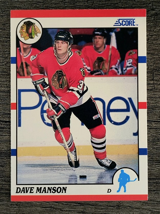 1990-91 Score #193 Dave Manson