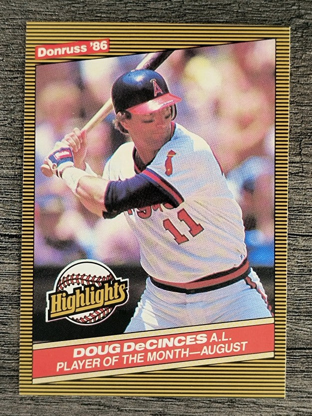 1986 Donruss Highlights #39 Doug DeCinces