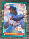 1987 Donruss Rookies #8 Devon White