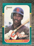 1987 Donruss Rookies #43 Stan Jefferson