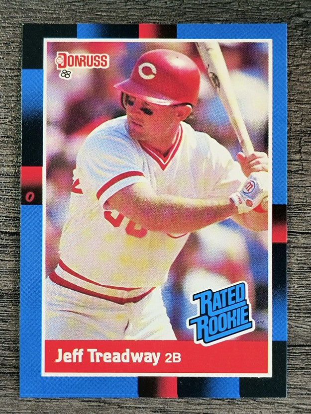 1988 Donruss #29 Jeff Treadway RC