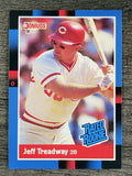 1988 Donruss #29 Jeff Treadway RC
