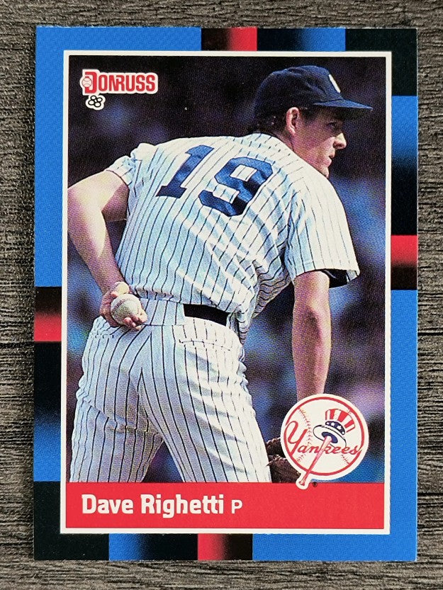 1988 Donruss #93 Dave Righetti