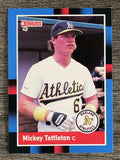 1988 Donruss #103 Mickey Tettleton