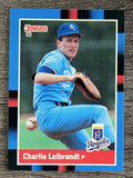 1988 Donruss #157 Charlie Leibrandt