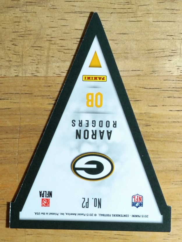 2015 Panini Contenders Pennants #2 Aaron Rodgers