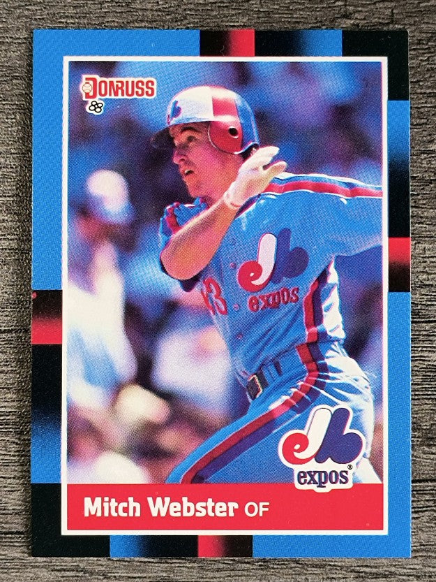 1988 Donruss #257 Mitch Webster