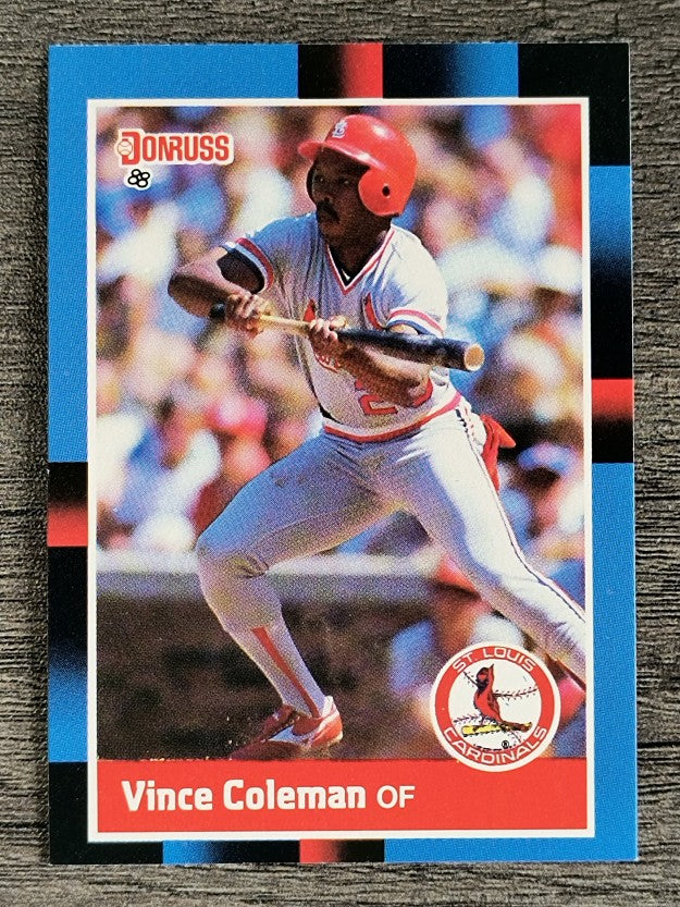 1988 Donruss #293 Vince Coleman