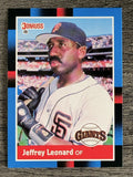 1988 Donruss #327 Jeffrey Leonard