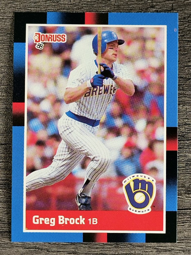 1988 Donruss #337 Greg Brock