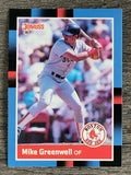 1988 Donruss #339 Mike Greenwell