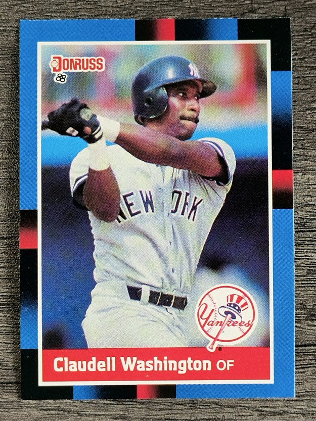 1988 Donruss #340 Claudell Washington