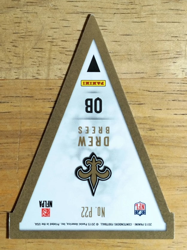 2015 Panini Contenders Pennants #22 Drew Brees