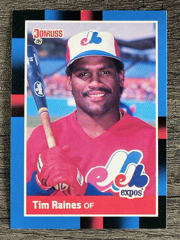 1988 Donruss #345 Tim Raines
