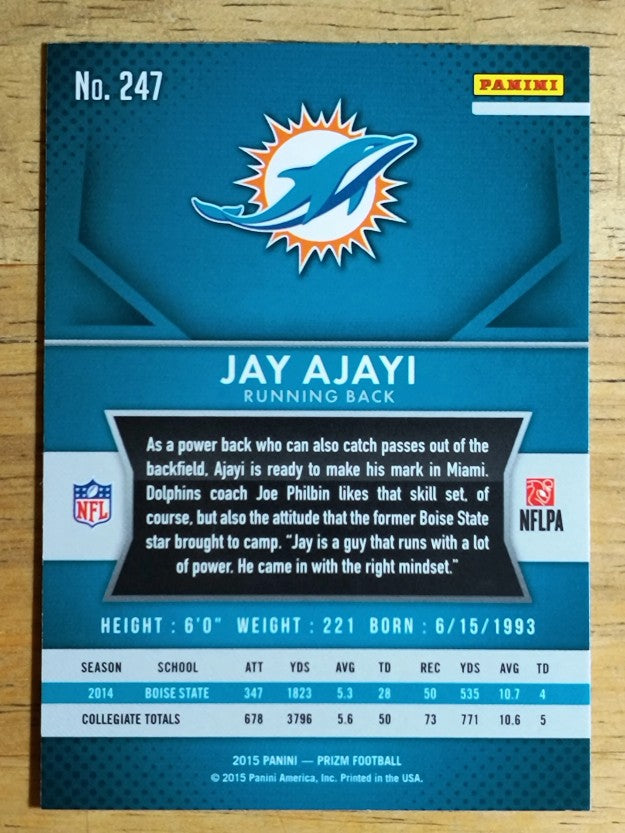 2015 Panini Prizm #247 Jay Ajayi RC