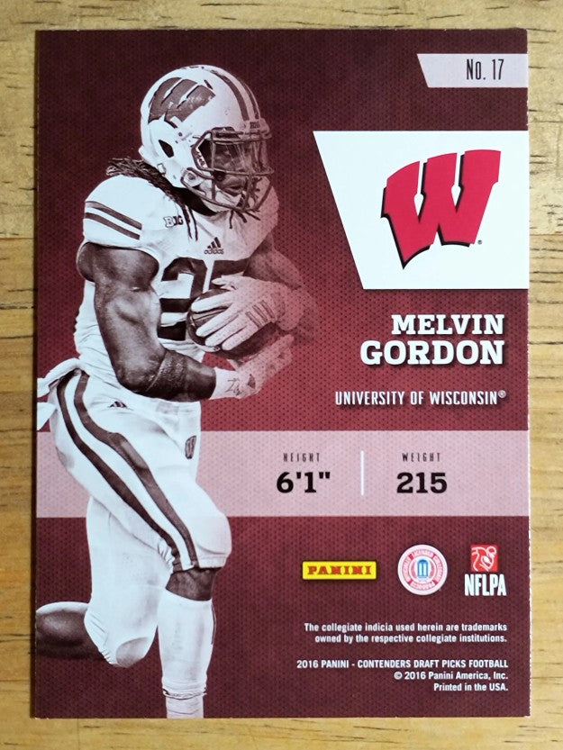 2016 Panini Contenders Draft Picks Class Reunion #17 Melvin Gordon