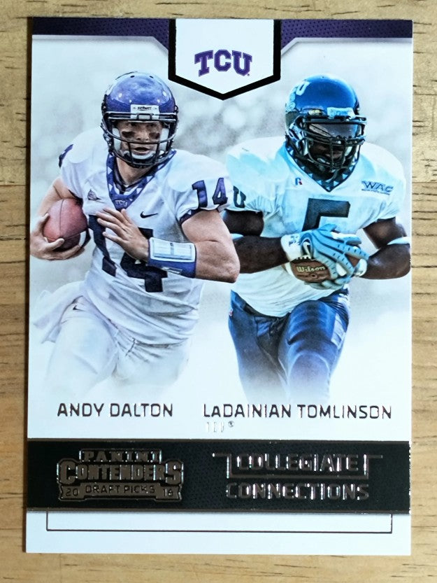 2016 Contenders Draft Collegiate Connections #20 LaDainian Tomlinson/Andy Dalton