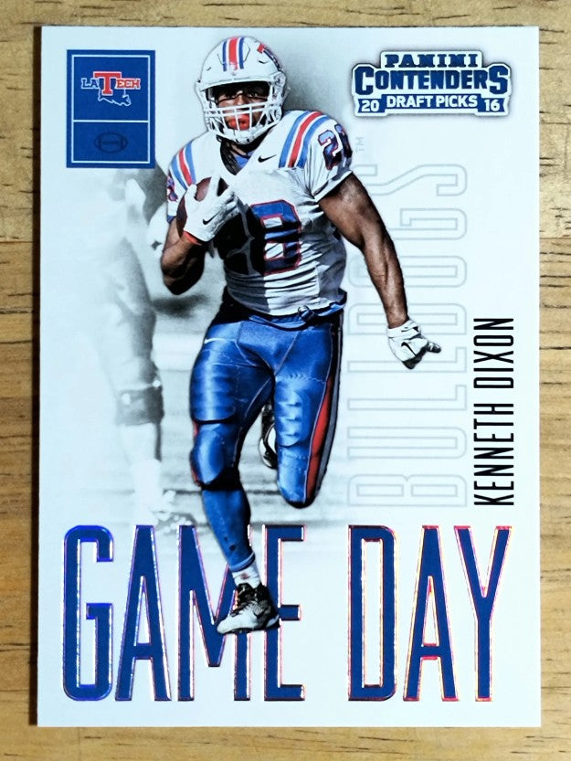 2016 Panini Contenders Draft Picks Game Day Tickets #36 Kenneth Dixon